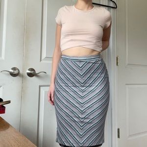 Fishtail Pattern Pencil Skirt for Spring 🌸